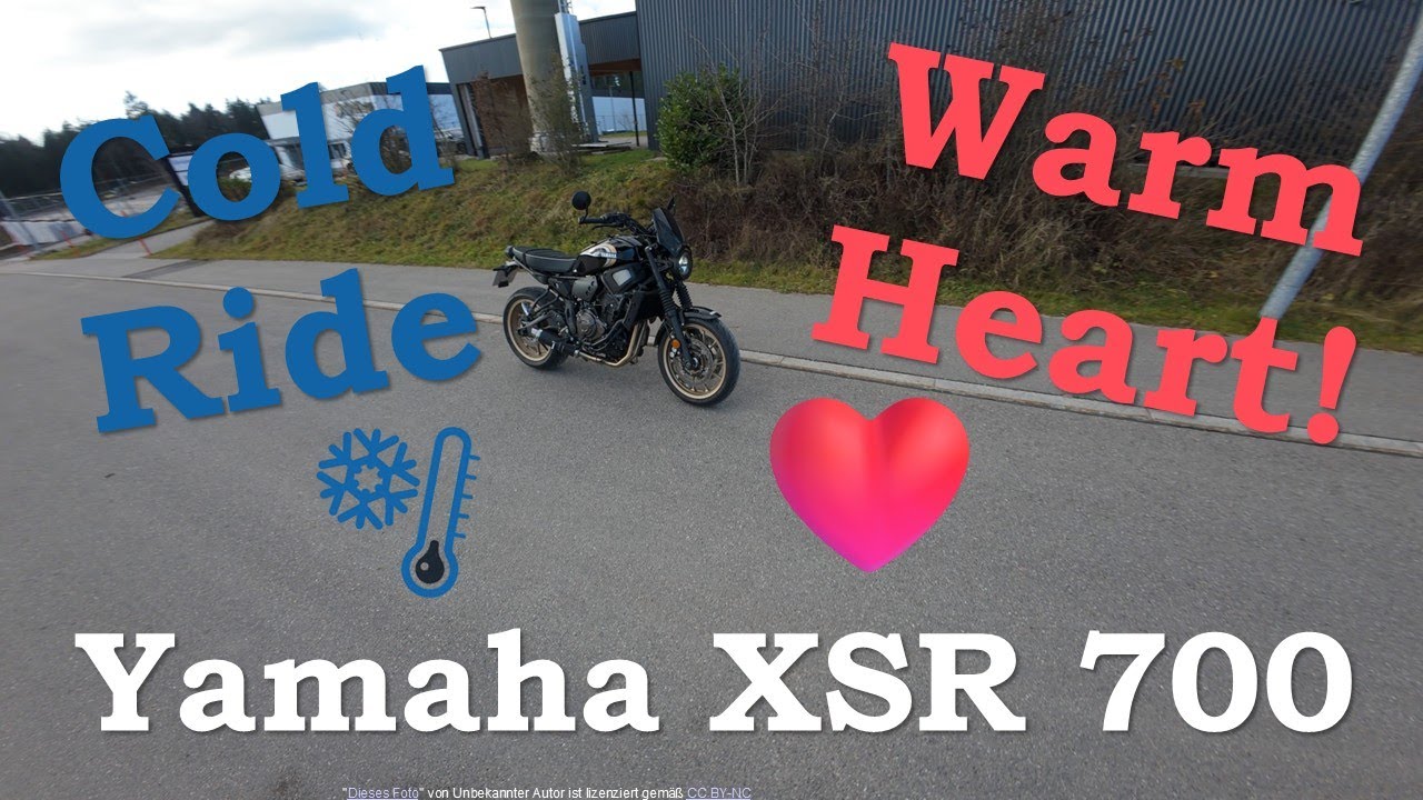 XSR 700 | ❄️ Cold Ride, Warm Heart ❤️