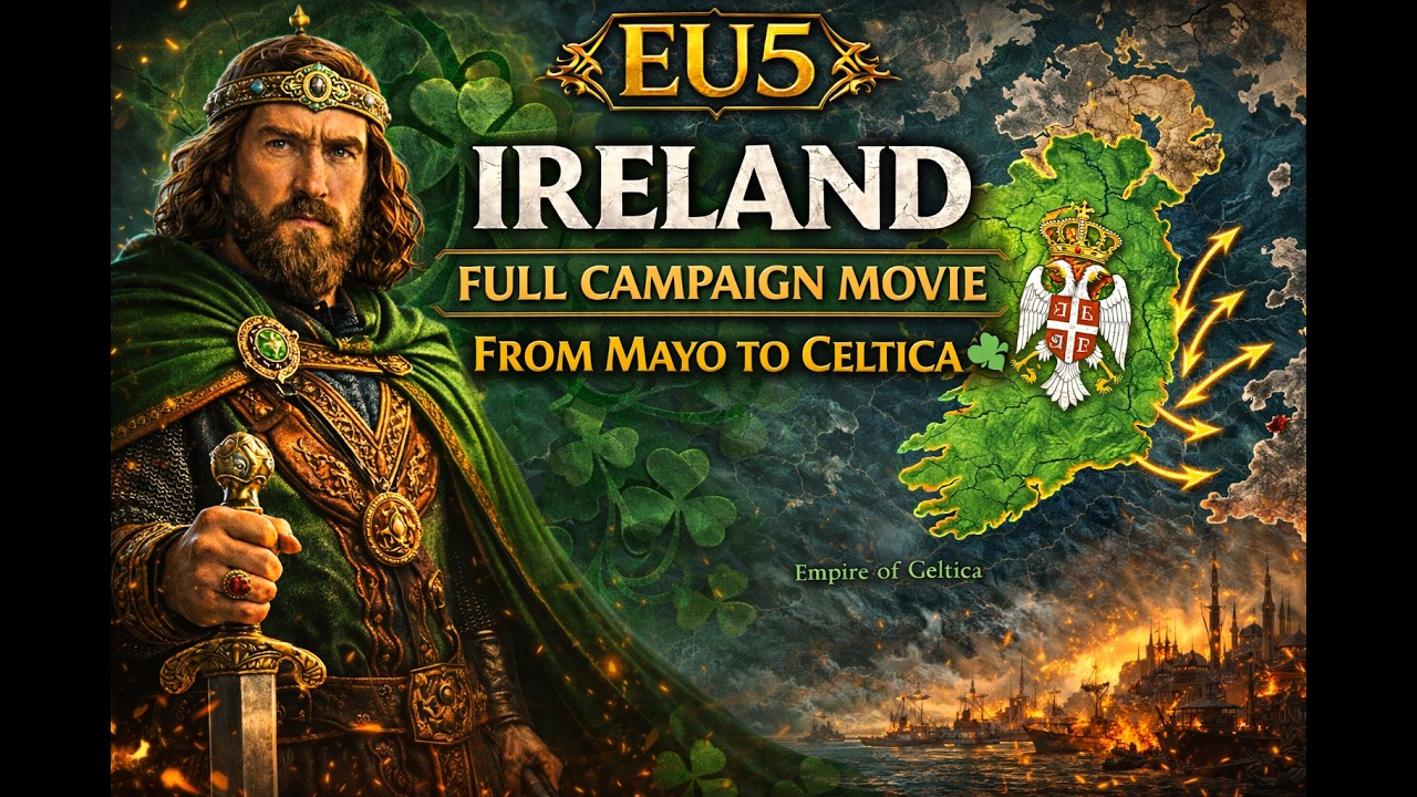 EU5 Ireland Campaign Full Movie | From Mayo to Celtica (St. Patrick’s Day Special) From 1337 to 1804