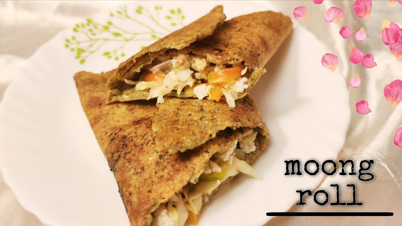 High protein stuffed moong cheela recipe | Make your breakfast gluten free and healthy