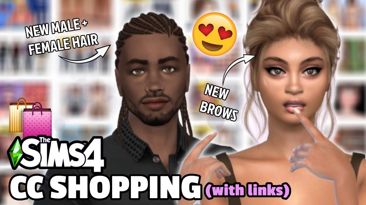 THE SIMS 4: CC SHOPPING VIDEO🛍️*LINKS INCLUDED!* | Tazkabaz