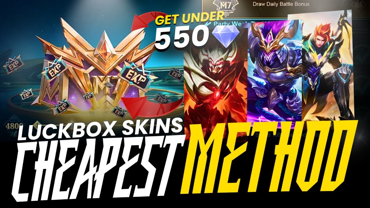 CHEAPEST WAY TO GET LUCKYBOX IN BATTLE NIGHT CHEST UNDER 550 DIAMONDS | PARTY WEEK