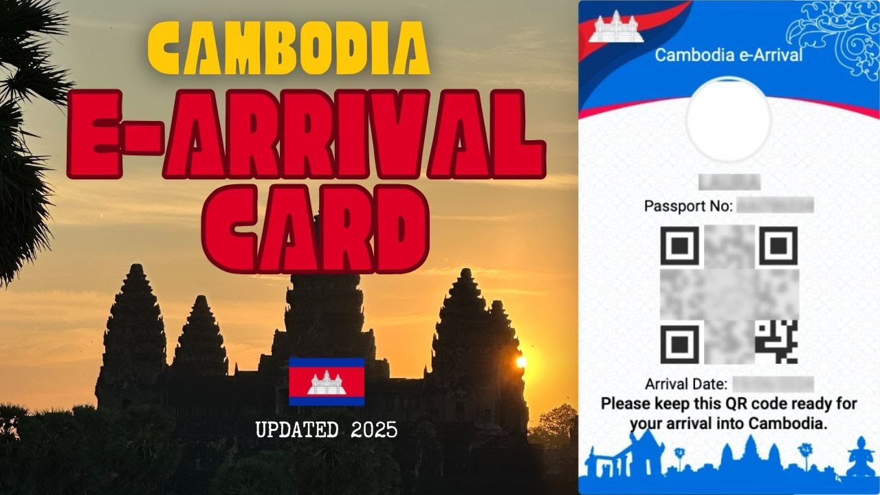 Step by Step Process to Fill Up the Cambodian E-Arrival Card #travel #cambodia #siemreap #viral