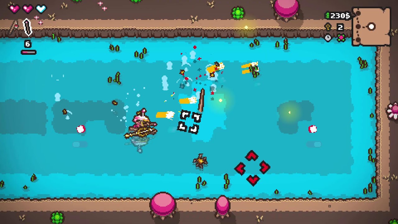 Binding of Isaac but you are a fisherman