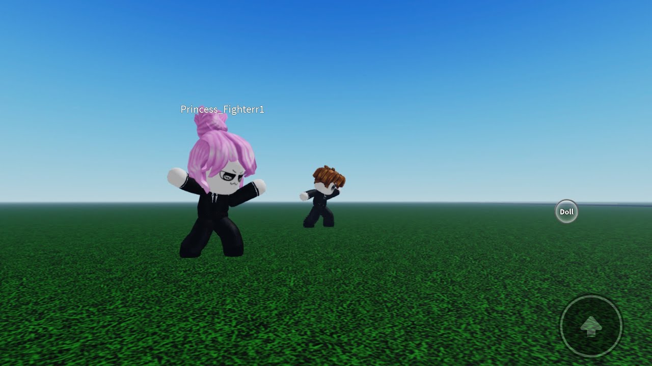 Me and my sister dancing on Roblox