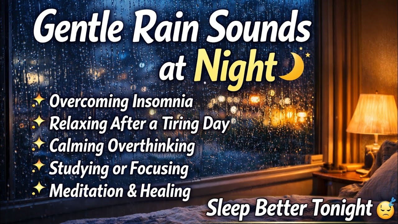 Night Rain Sounds for a Good Night's Sleep