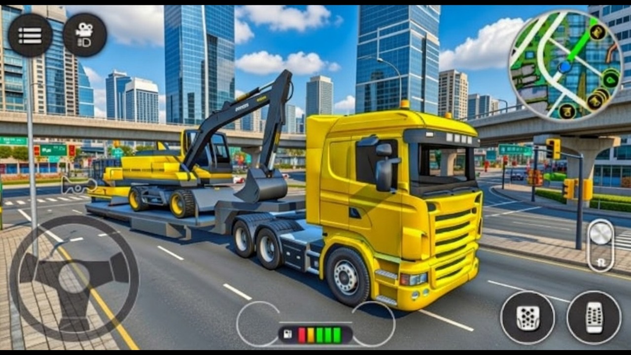New JCB Construction Simulator 3D - Real JCB Excavator Crane Game - Android Gameplay