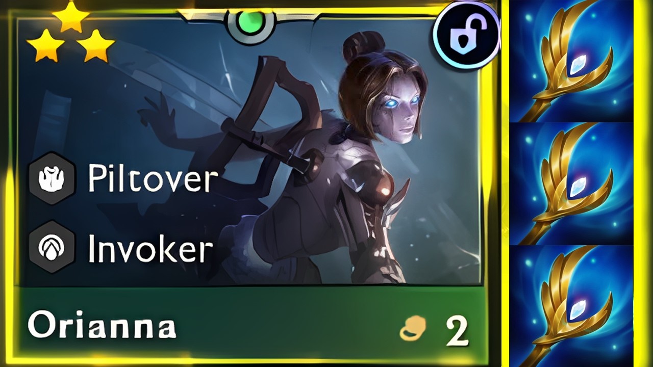 3 Archangel Seraphim`s Augment Orianna ⭐⭐⭐ 3 Star | 4 invoker 6 Piltover | TFT SET 16 Best Ori Game