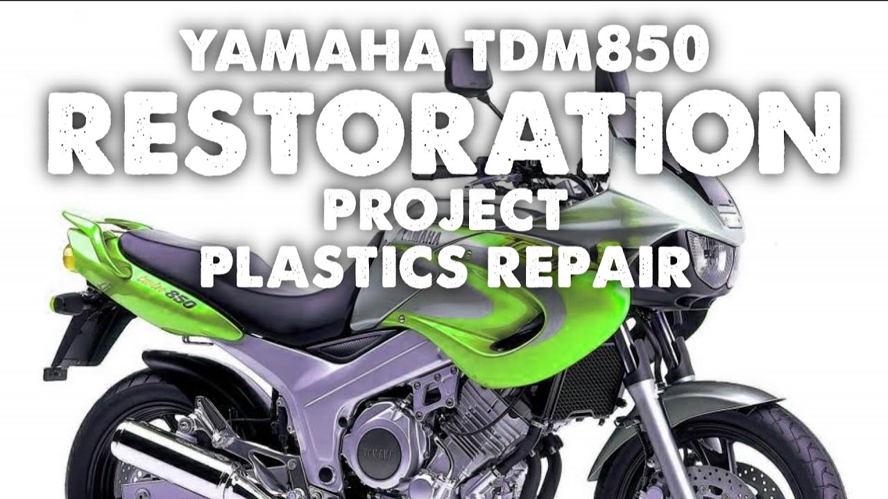642. Yamaha TDM850 Restoration Project #5 - Plastics Repair | Garage Video