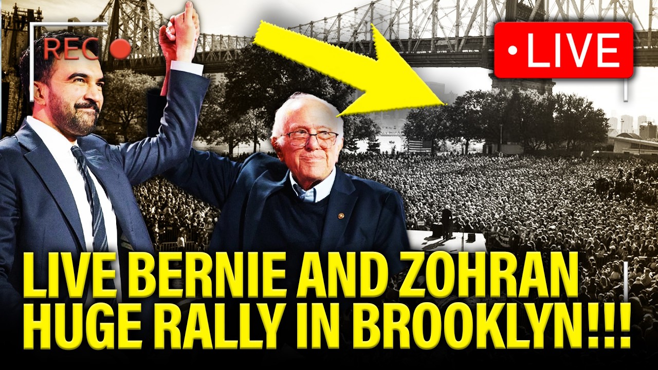 LIVE: Bernie and Mamdani Hold MAJOR RALLY in NYC!!
