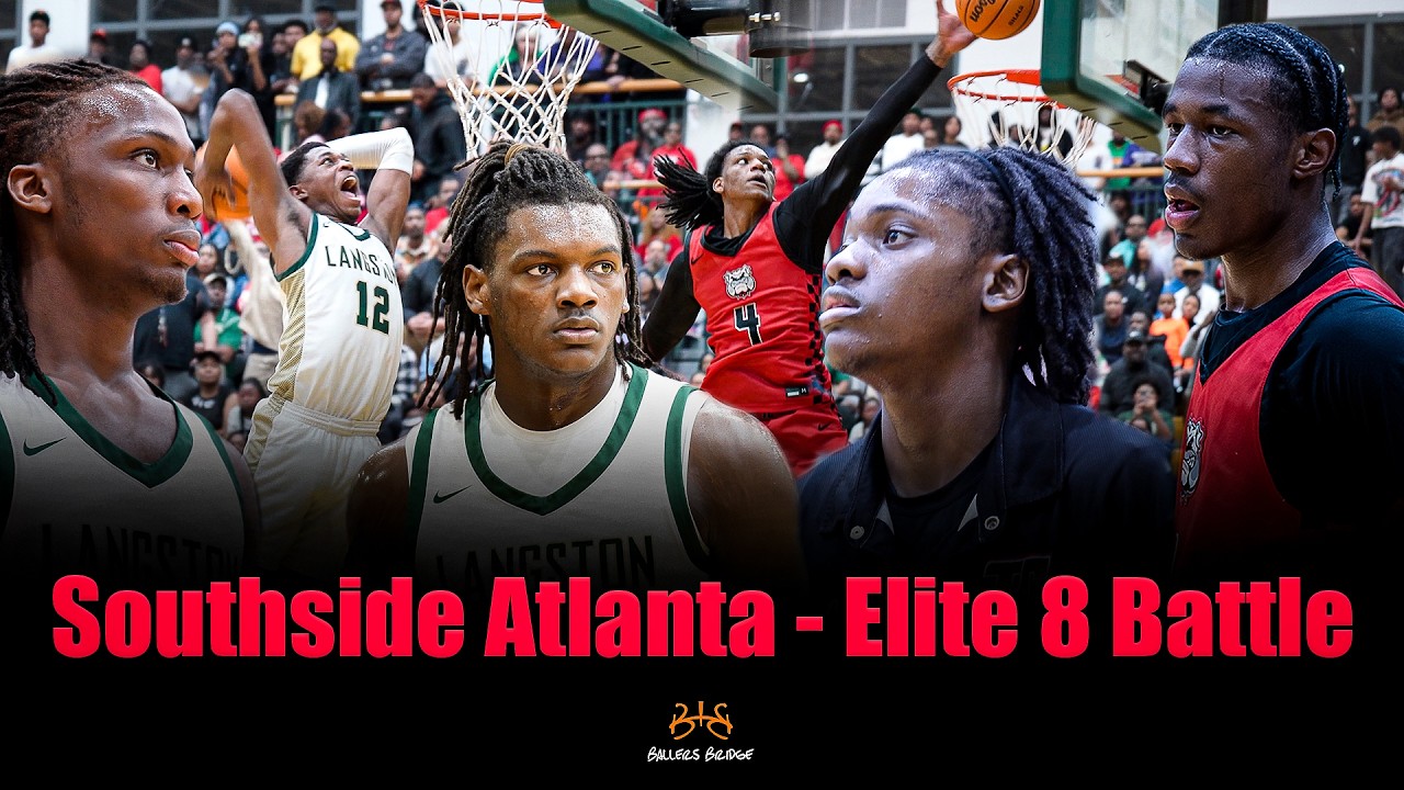 Classic South Side Atlanta Rivalry | Langston Hughes -vs- Tri-Cities | GA High School Elite 8!