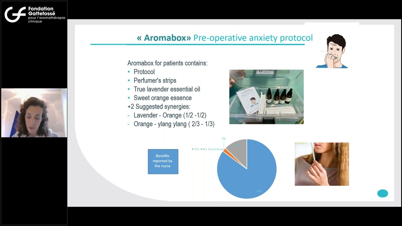 Protocole pour les patients et soignants du bloc opératoire, Aurélie Chesny - Aromashowcase 2024