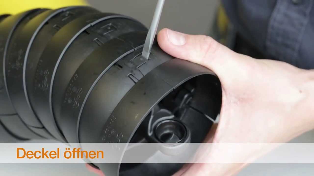 Montage und Demontage einer igus® triflex® TRCF
