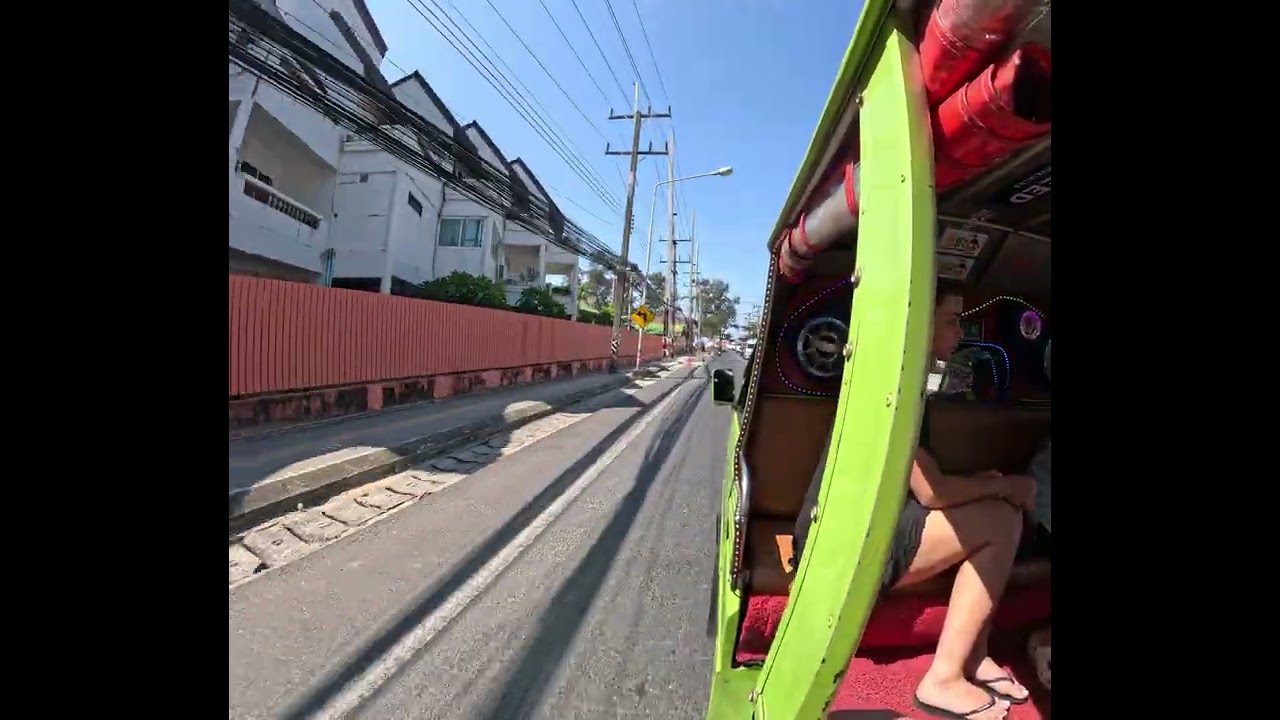 Took Took ride to Karon Beach.