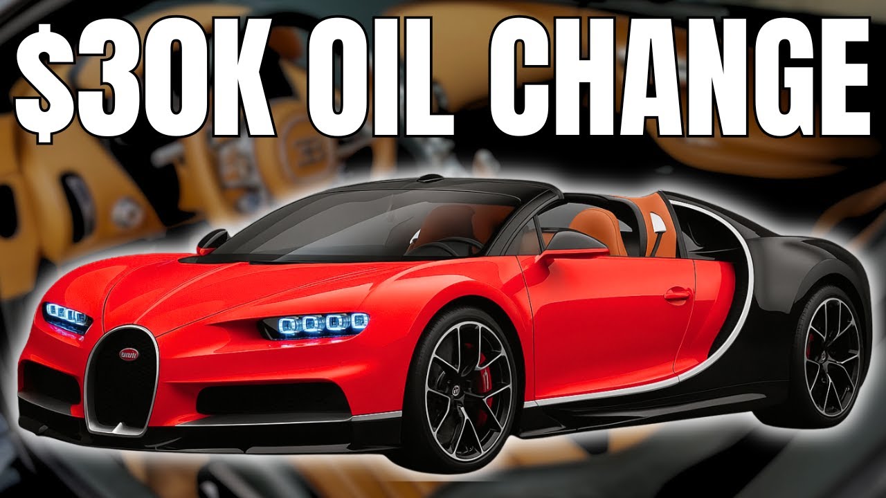 Замена масла в Bugatti за 30 000 долларов — реальная стоимость владения суперкаром