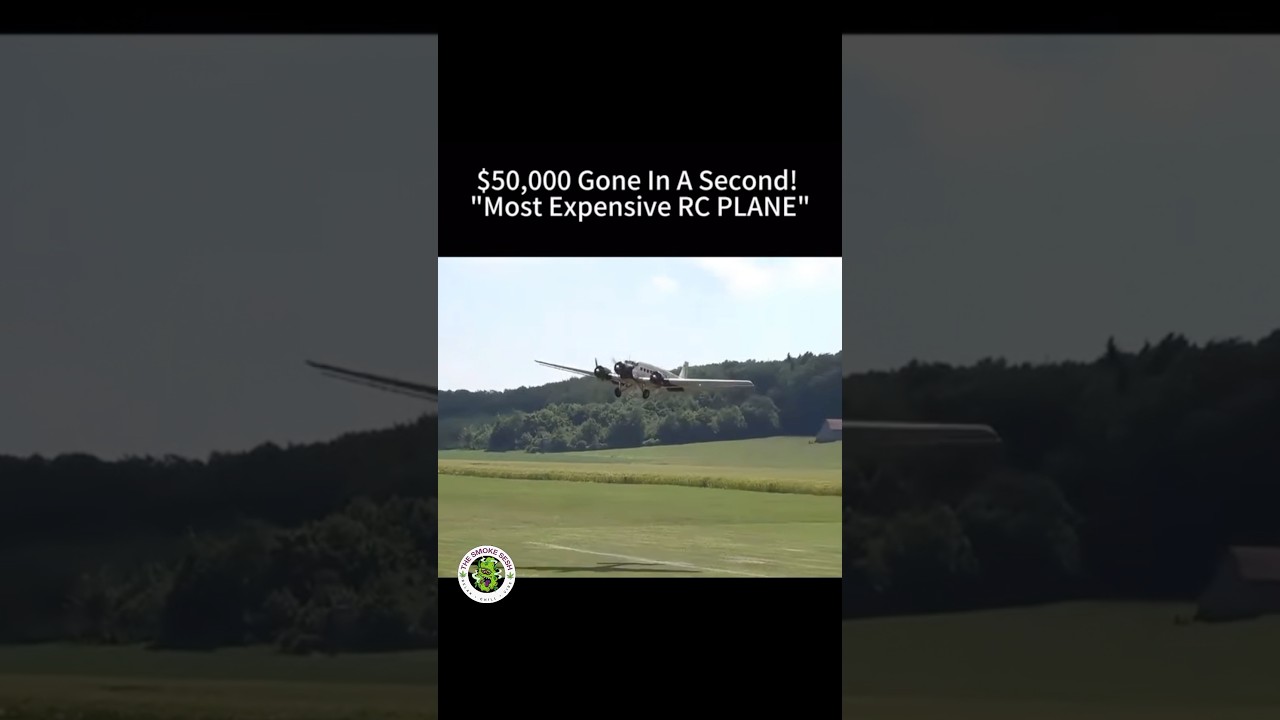 MOST EXPENSIVE RC PLANE CRASH‼️ #shorts #rc #plane #entertainment