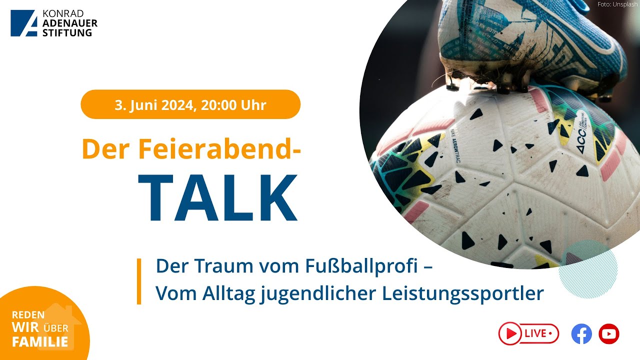 🔴 Der Traum vom Fußballprofi – Vom Alltag jugendlicher Leistungssportler: Live auf YouTube 🔴
