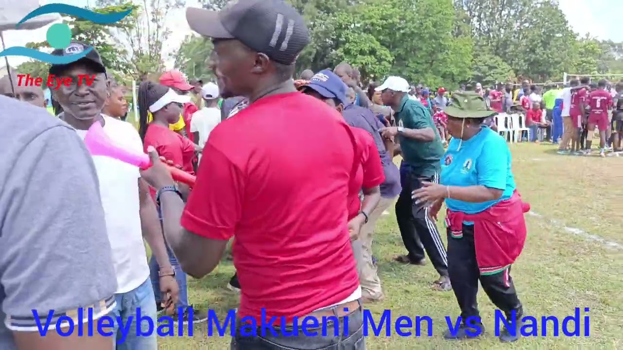The toughest volleyball game Makueni played against Nandi in KYISA games in Homabay Makueni won 3-2.