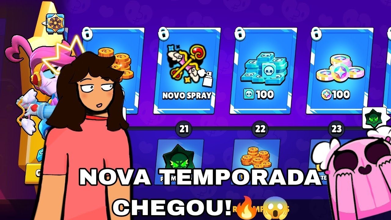 Testando a nova temporada do Brawl Stars!