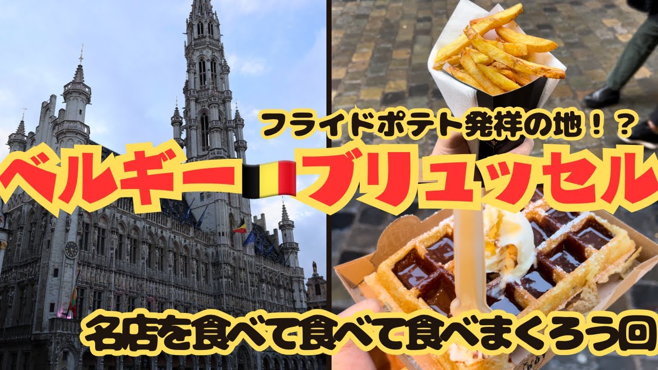 【ベルギー食】チョコとワッフルの街で名店巡りまくってみた。大学生バックパッカー世界一周の旅　ベルギー・ブリュッセル滞在記　2023/10/26〜10/27