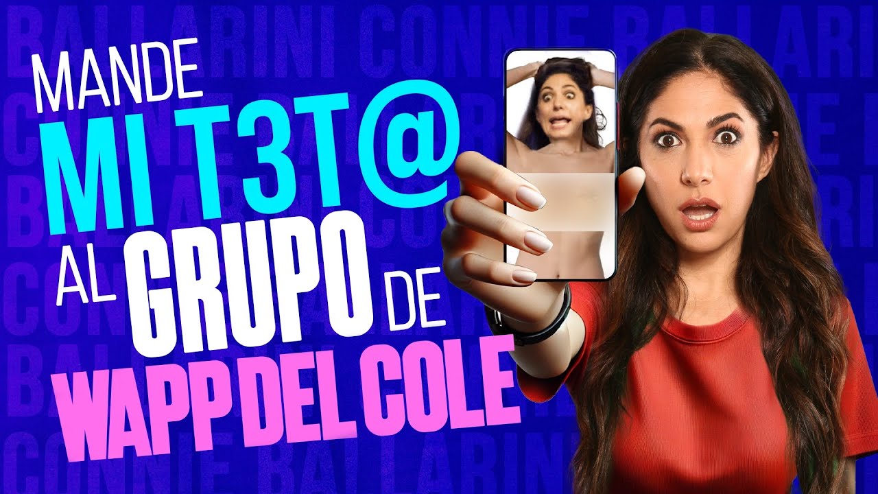 MANDÉ MI T3T@ AL GRUPO DE W APP DEL COLEGIO
