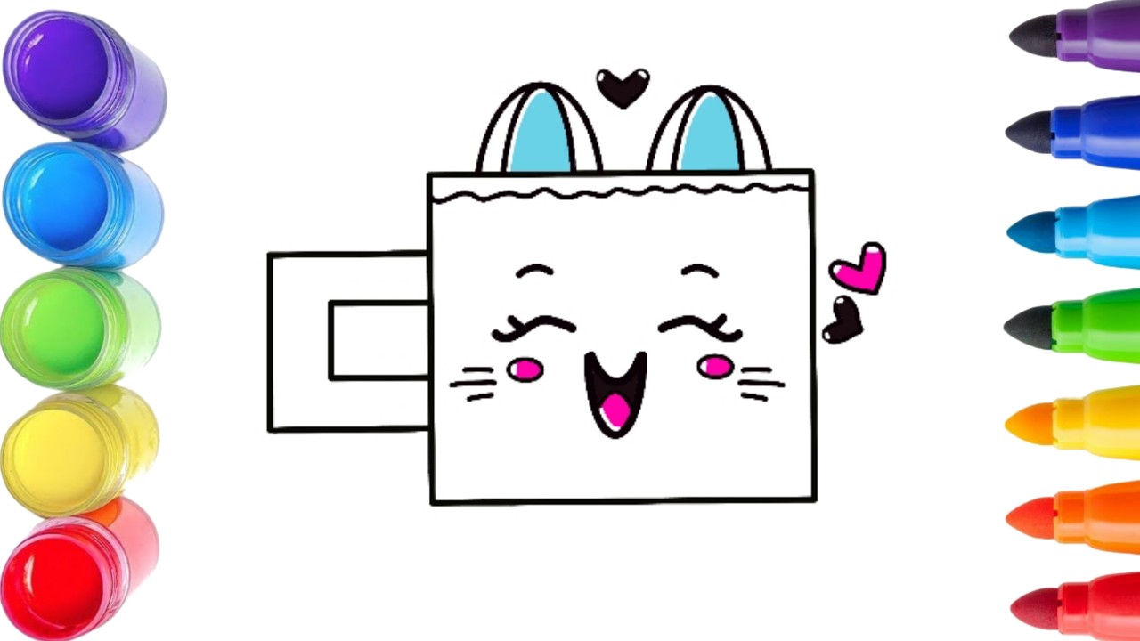 Как нарисовать милую чашку 😻🥰