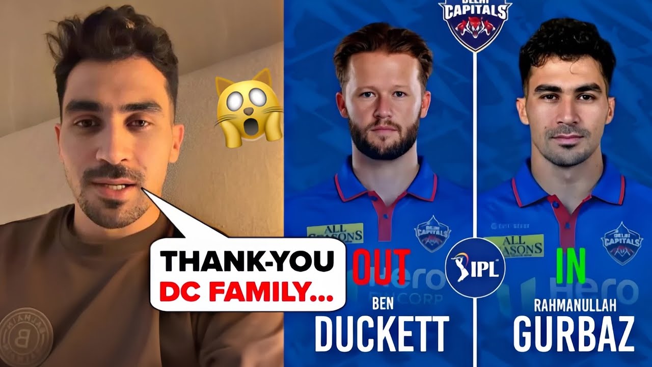 IPL 2026 R. Gurbaz join Delhi capitals 🙀| BEN DUCKETT REPLACEMENT | #ipl2026 #delhicapitals