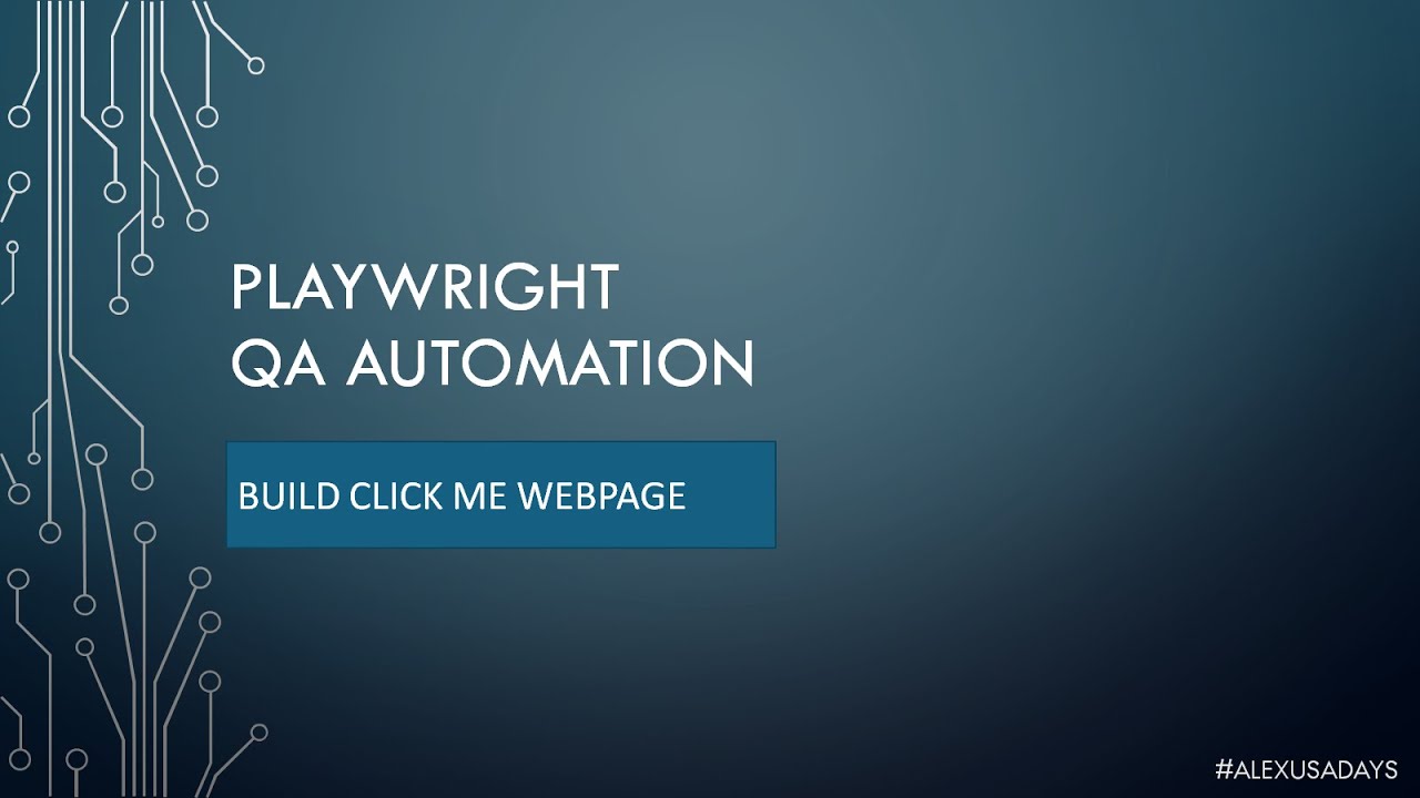 Automation QA: Build Simple Clicks Counter Web Page  - Part 4