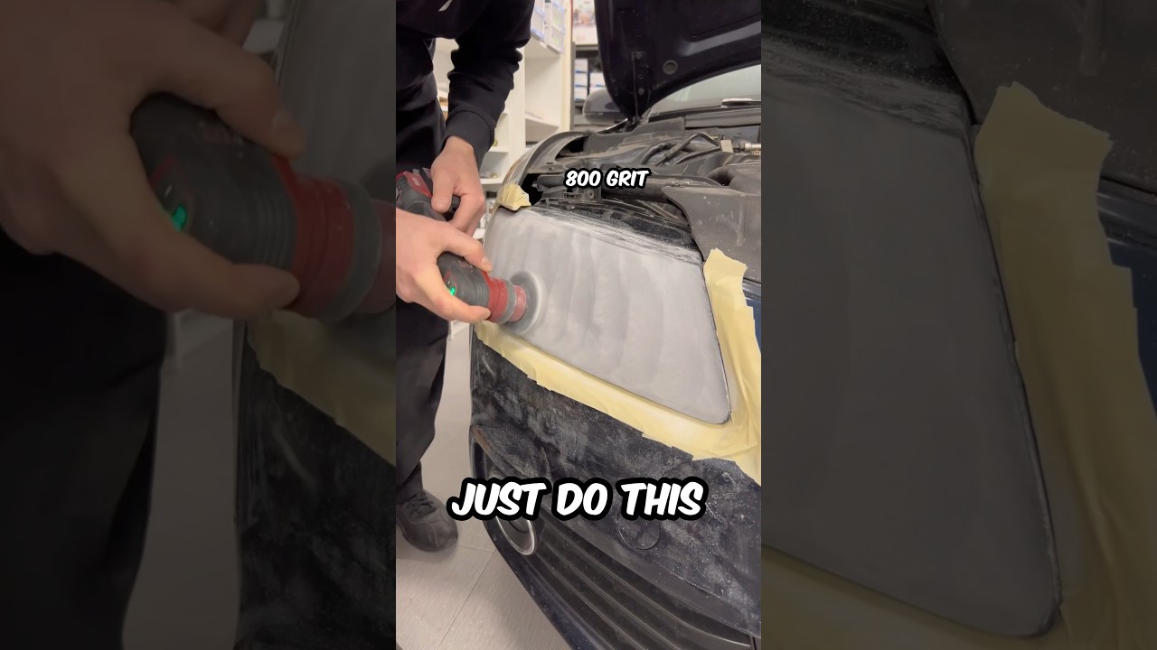 How to restore cloudy headlights