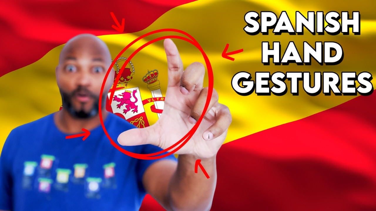 Spanish Gestures that surprise every American