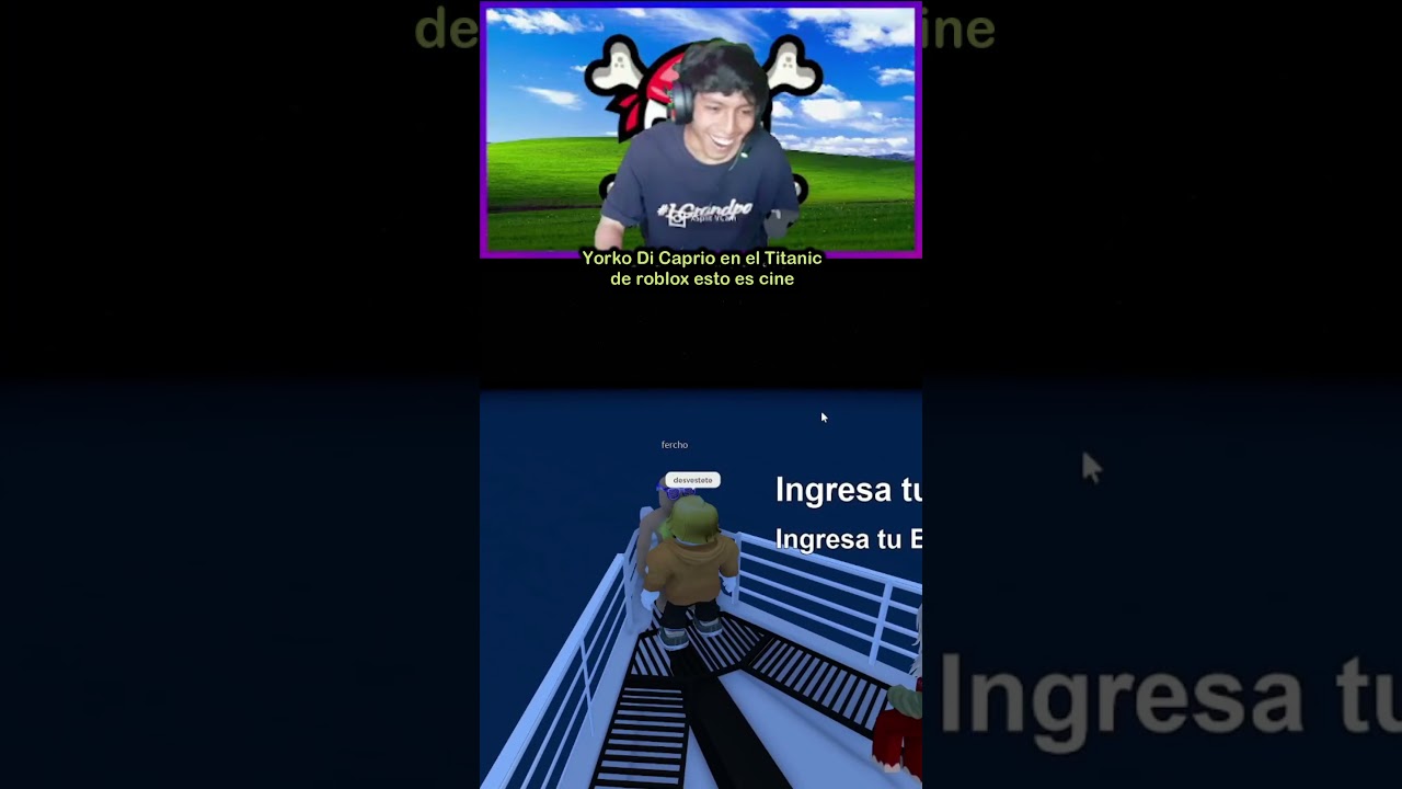 YORKO DI CAPRIO EN EL TITANIC DE ROBLOX *esto es cine😂🚬