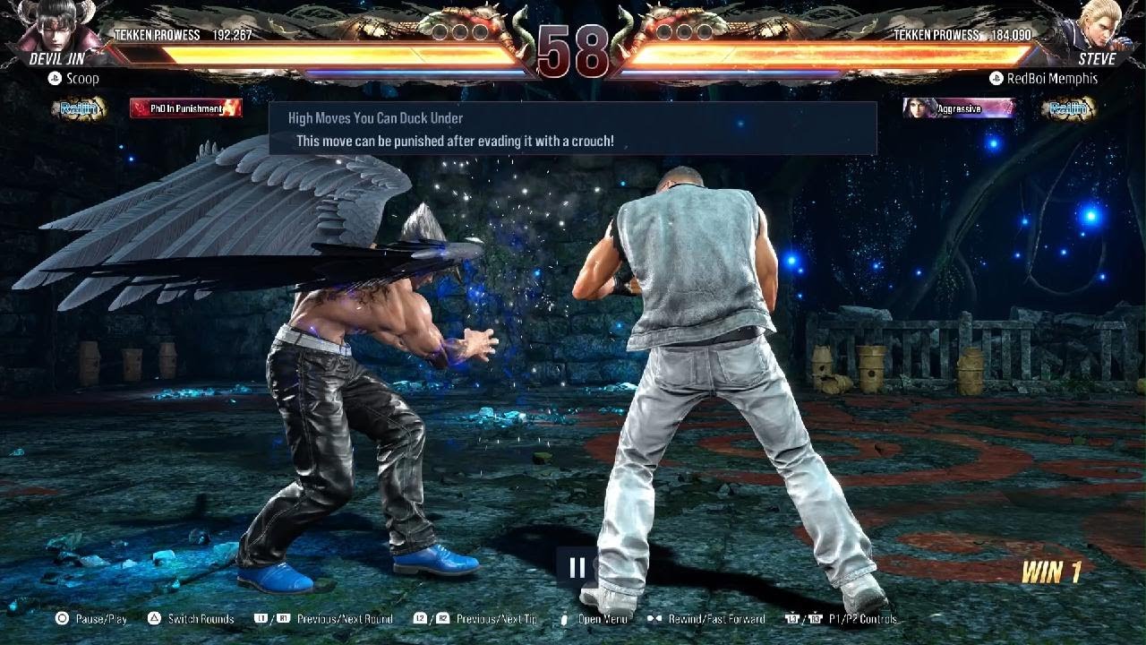 T8  Devil Jin vs Steve