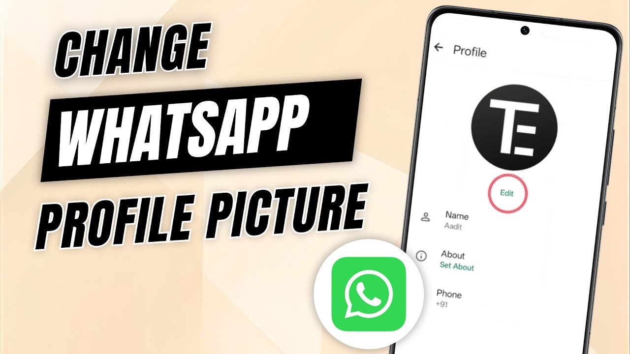 Как изменить фотографию профиля в WhatsApp