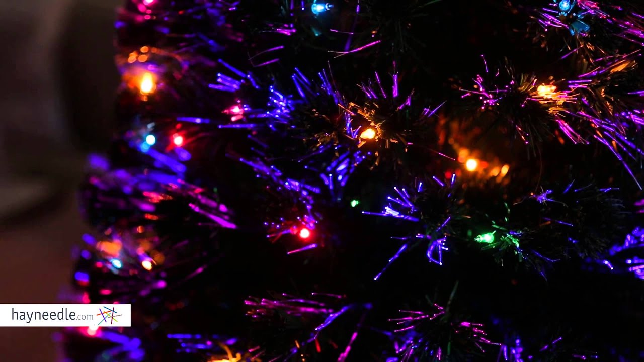 6 ft. Fiber Optic Evergreen Pre-lit LED Christmas Tree - LIGHTS DEMO