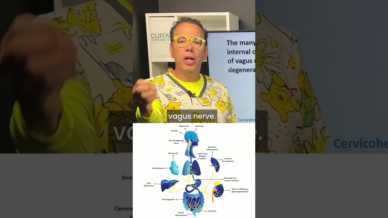 Vagus nerve degeneration from stretch and compression injuries #cervicalinstability #neckinjury