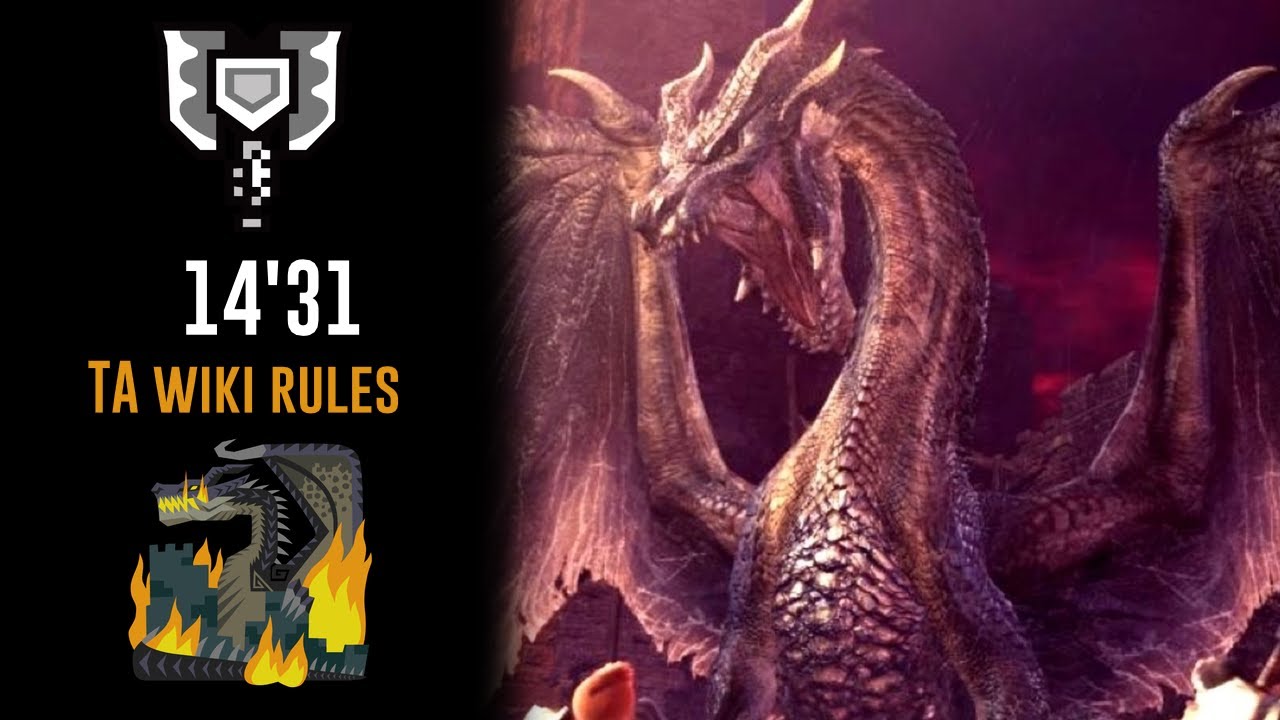 MHW Iceborne[PC]: Fatalis Charge Blade Solo TAwiki rules 14'31/ ミラボレアス チャージアックス　ソロ なしなし 14'31