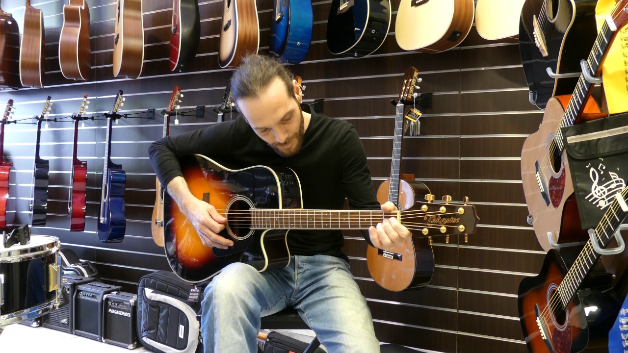 Takamine GD51CE-BSB Acoustic guitar Demo