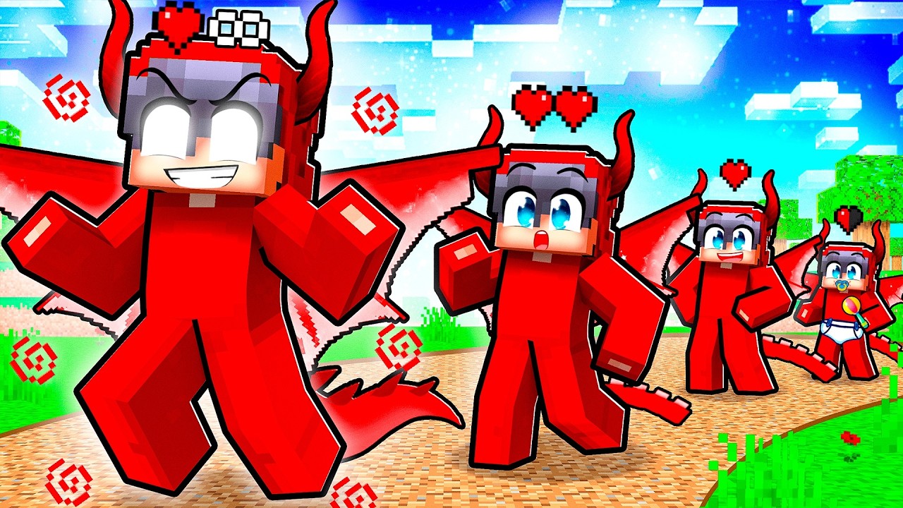Becoming an IMMORTAL DRAGON in Minecraft