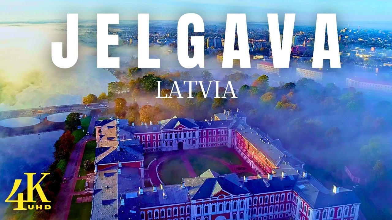 Jelgava, Latvia 🇱🇻 4k UHD | Drone footage