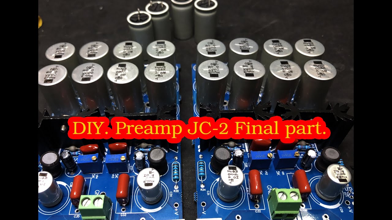 Part3 Final part DIY. J-Fet preamp JC-2 how to adjustment bias voltage.