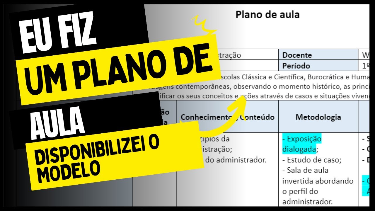 Plano de aula: Realizando o passo a passo (#planodeaula #ensino #aula #dicas #professor)