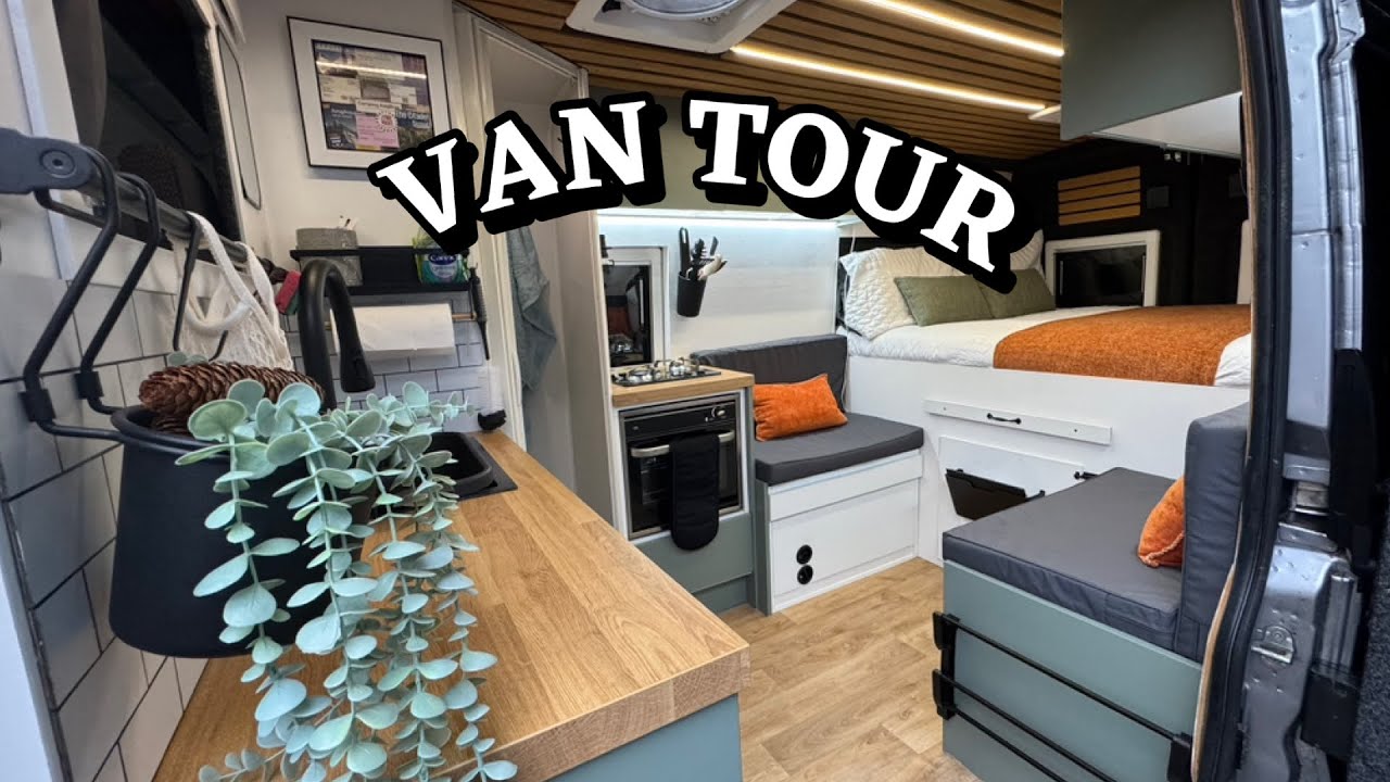 DIY Peugeot Boxer Campervan Tour | From Empty Van to Home on Wheels