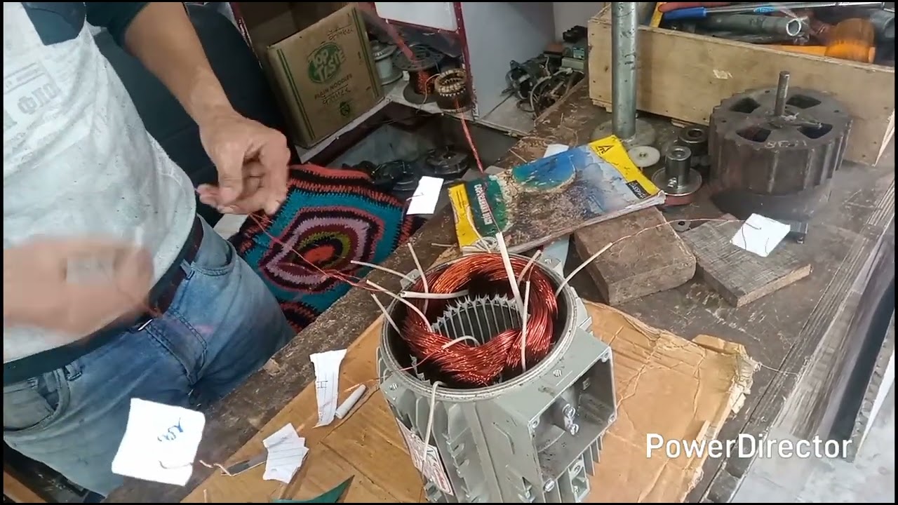 3 phase motor chane winding 1440rpm 2800 rpm connection kaise karen