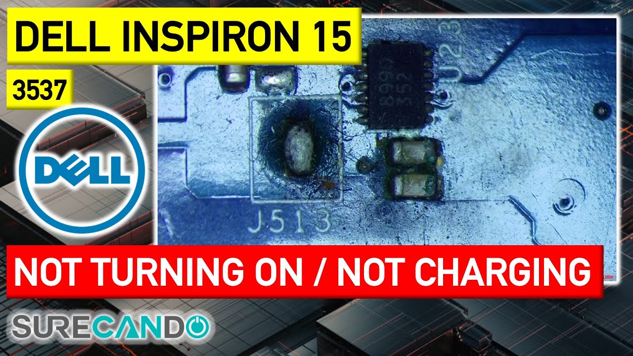 Dell Inspiron 15 3537 Not turning on or charging. Full disassembly. Repair Fix