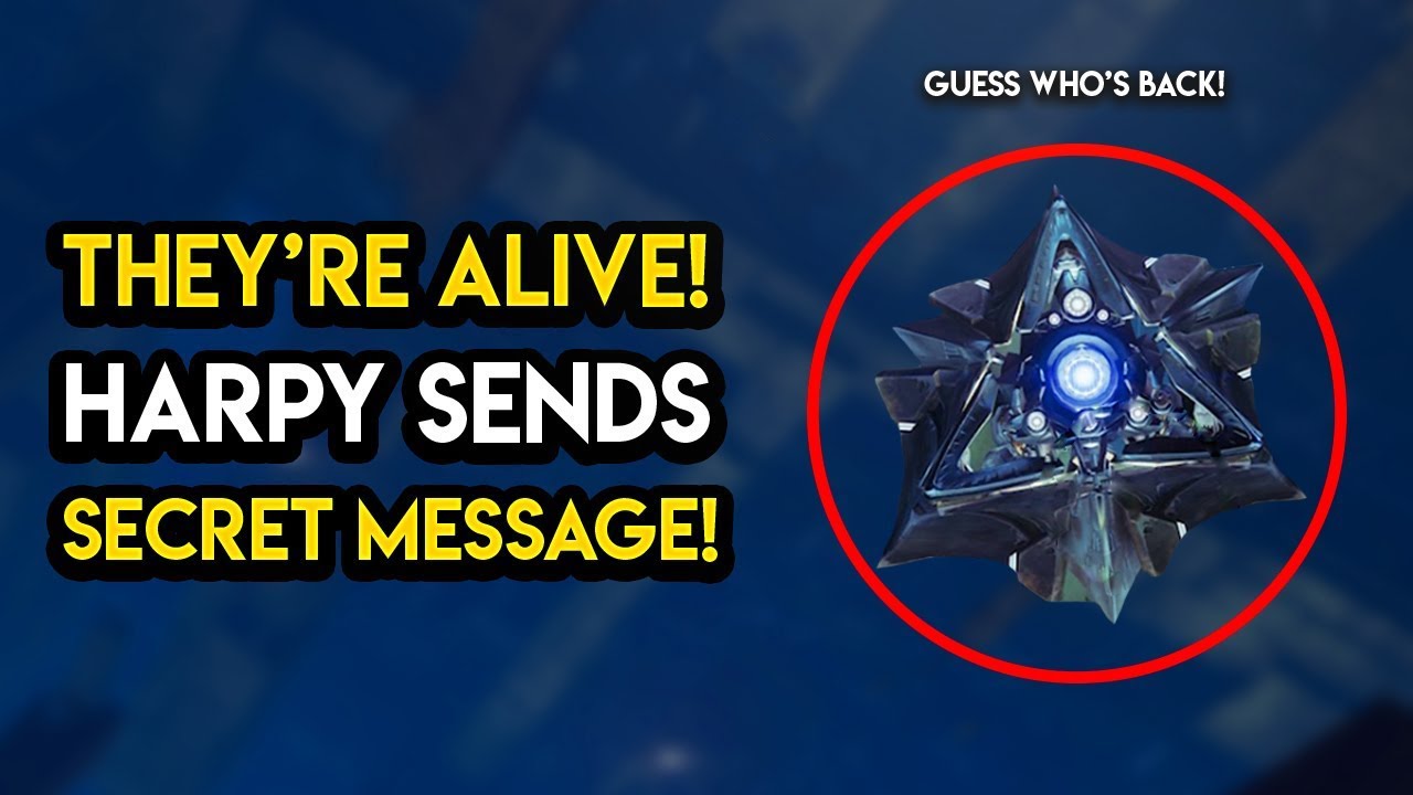 Destiny 2 - GUESS WHO’S BACK? He’s Alive and Sending Secret Messages!