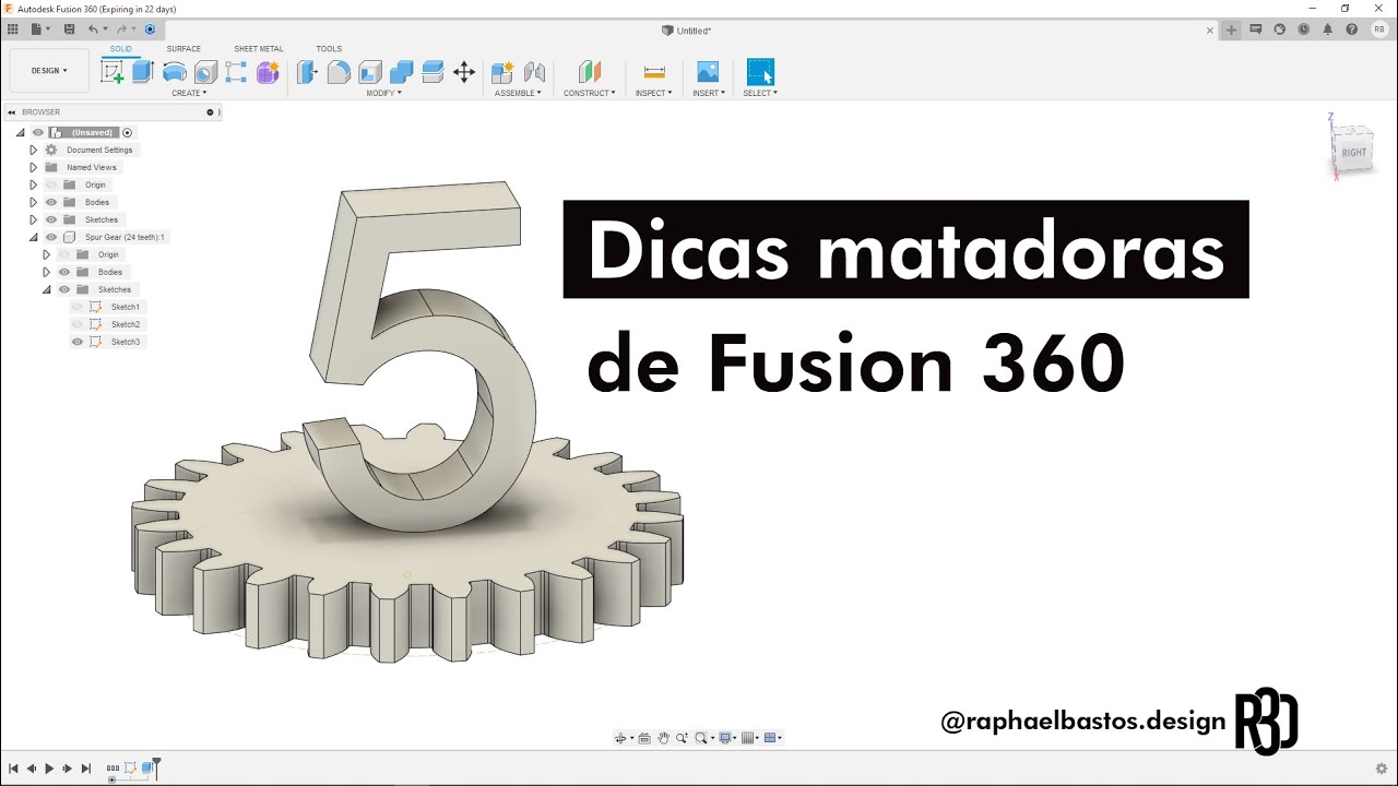 5 DICAS matadoras de FUSION 360