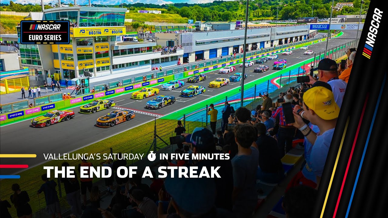 Short Race Highlights: 2025 EuroNASCAR Vallelunga Round 3 in under six minutes