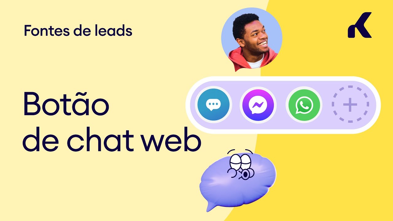 Configurando um botão de chat web