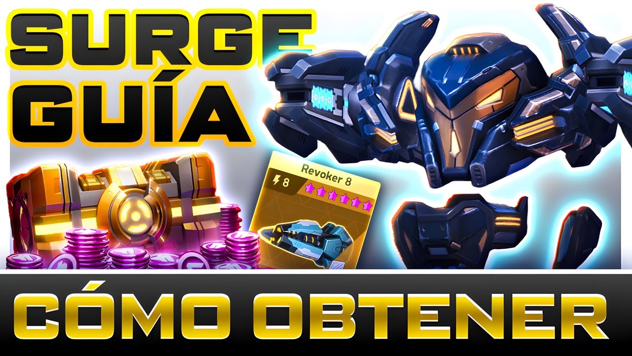 Consigue Surge GRATIS 🦾 Mech Arena Gu&iacute;a f2p + C&oacute;digos⚡2026