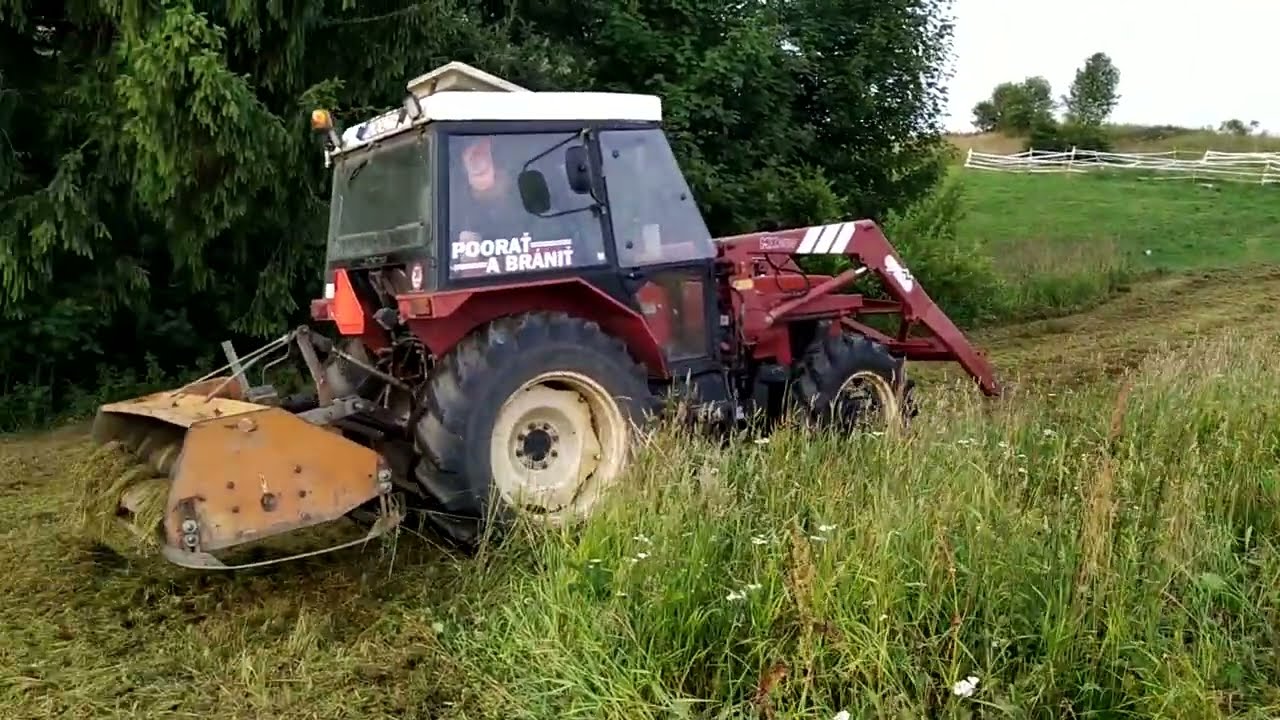 Mulčovač Agrimaster 2000 a Zetor 6245