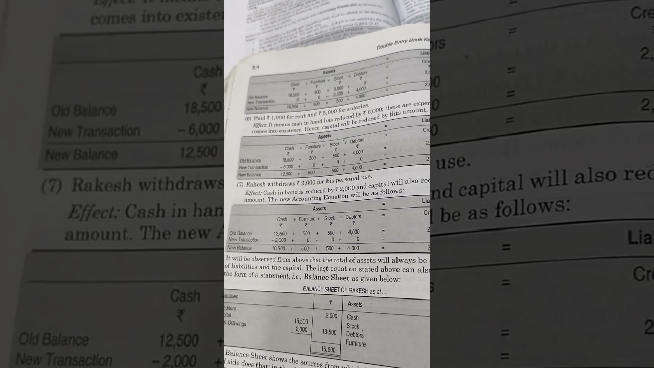 #Accounts Series 1 #Accounting Equation #Class XI